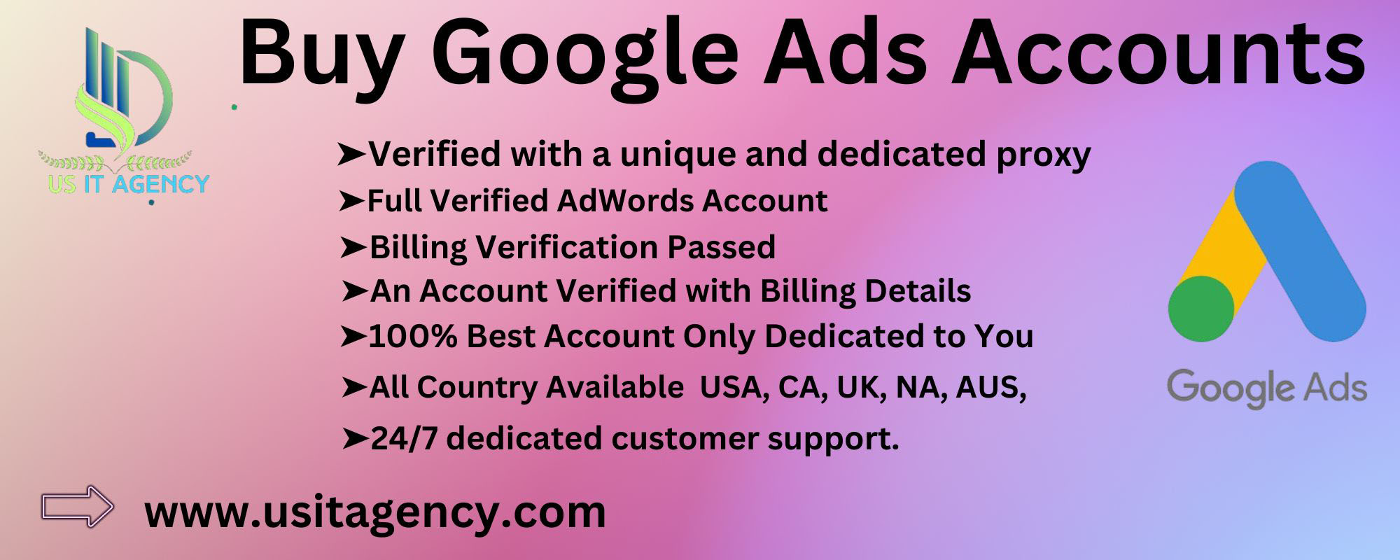 Buy Google Ads Accounts